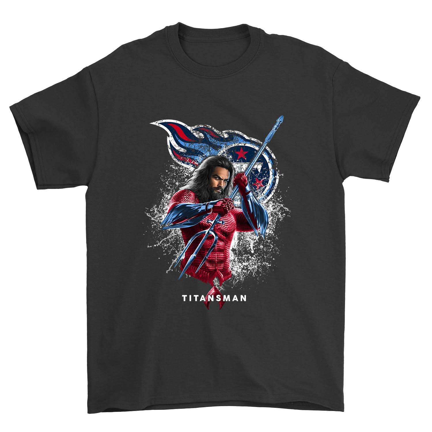 Tennessee Titans "aquaman Titansman" T-Shirt Tennessee Titans "aquaman Titansman" T-Shirt
